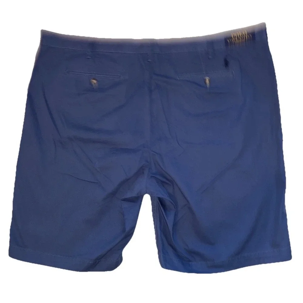 Polo Ralph Lauren Shorts Mens 46B Navy Classic Fit Chino Flat Front Cotton 10